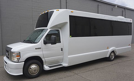 deluxe limo bus